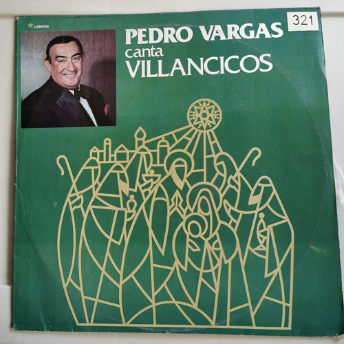 Disco Lp:pedro Vargas- Canta Villancicos