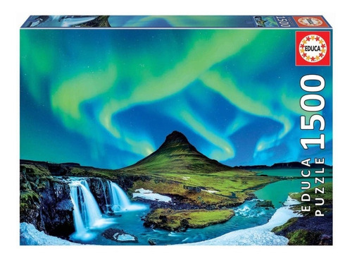 Rompecabezas 1500pz Aurora Boreal Islandia