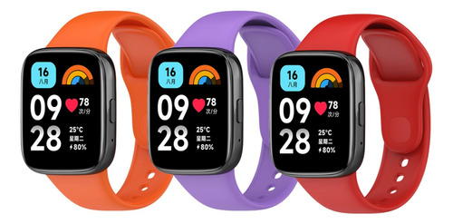 Paquete De 3 Pulseras De Repuesto Para Redmi Watch 3