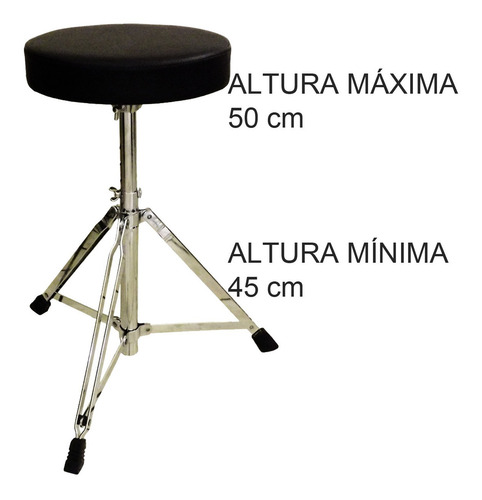 Imagem 2 de 5 de Banco Para Bateria Premium Tr25 Pearl Mapex Tama Odery