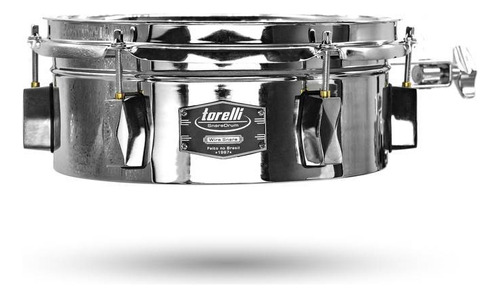 Caixa Timbalito Em Aço 10''x4'' Com Esteira Torelli Tcm27