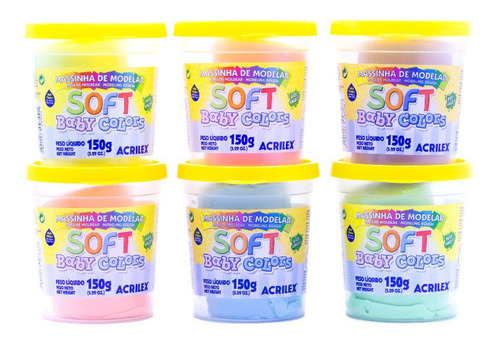 Masa Soft Pastel Acrilex 150g
