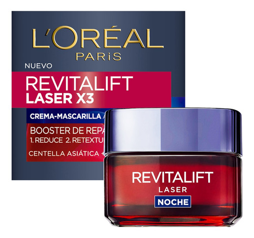 L'oréal Paris Crema De Noche Revitalift Láser X3, 50ml