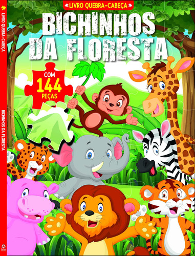 Bichinhos da floresta - Livro quebra-cabeça, de On Line a. Editora IBC - Instituto Brasileiro de Cultura Ltda, capa mole em português, 2020