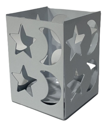 Imagen 5 de 7 de Portavela Metal Deco Souvenir Porta Velas Pintados X12 U