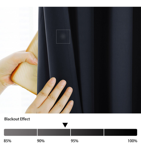 / Cortinas De Isolamento Térmico Blackout, Conjunto De 2