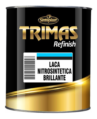 Laca Nitro Blanco Brillante X 4 Lt Trimas Sinteplast 