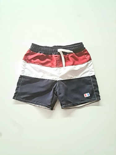 5170 Short De Baño Tricolor Bebe Co Suspnso Mambo Kds