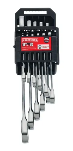 Juego 11 Llave Combinadas Matraca En Sae Craftsman Cmmt87022