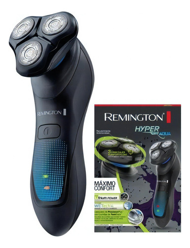 Máquina De Afeitar Remington Hyperflex Aqua Xr1430 Color Negro