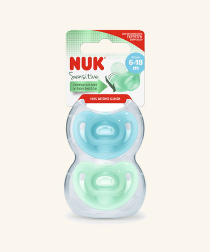 Nuk Chupete Sensitive Nene 0-6 X2 