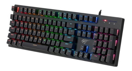 Teclado Mecánico Gamer Havit Gamenote Rgb Kb858l  Español 