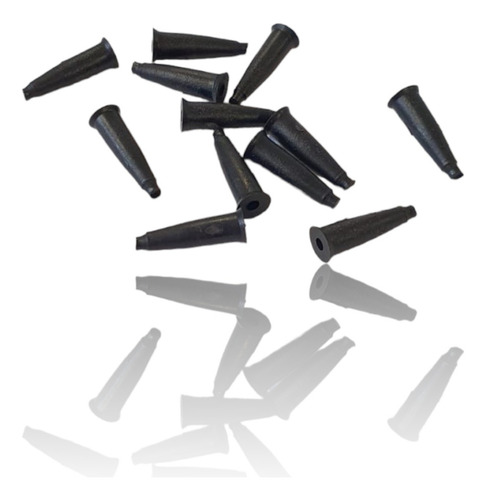 100x Pinos Para Bola De Vinil Dente De Leite Futebol Pilates Cor Preto