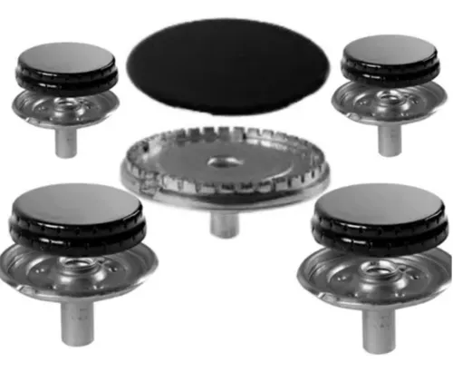 Kit Espalhadores + Sorvetes Fogão Esmaltec Agata 5 Bocas
