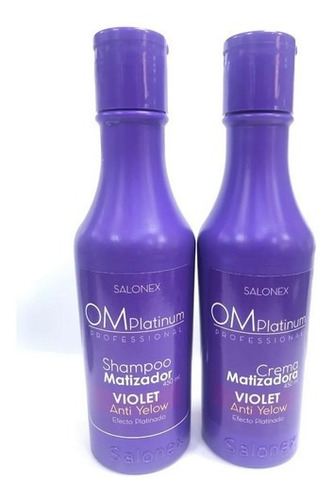 Pack Shampoo-cremas Matizadoras Violeta 450ml Om