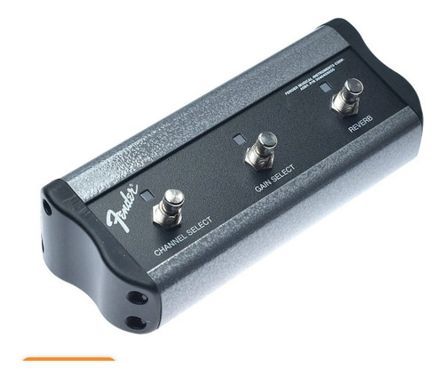 Footswitch Fender De 3 Botones Para Amplificador Con Cable