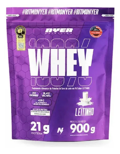 Whey Protein Nyer Refil 900g - Leitinho