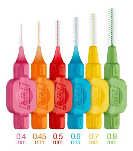 Cepillo Interdental Tepe #0 Al #5 - 6 Piezas