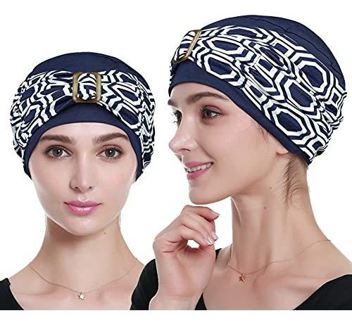 Sombrero Gorro Boina Muje Chemo Turban Headwear Primavera Ve