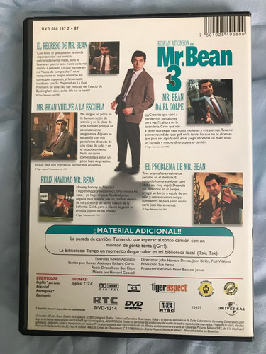 Mr. Bean 3, 5 Capítulos En Dvd (Usado)
