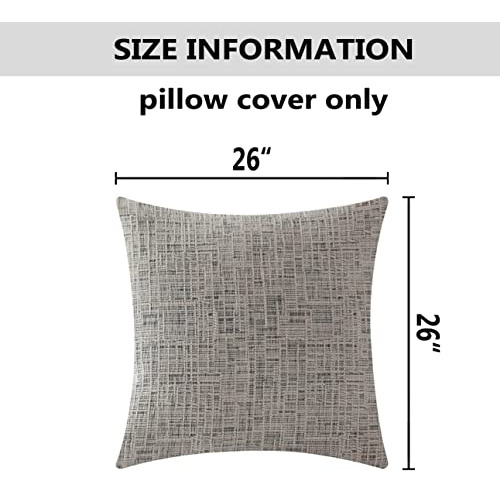 Home Brilliant Throw Pillow Cases Euro Shams Super Soft Stri