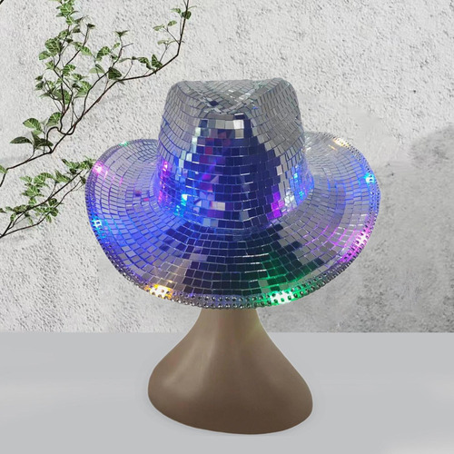 . Sombrero De Vaquero De Discoteca, Sombrero De Iluminado
