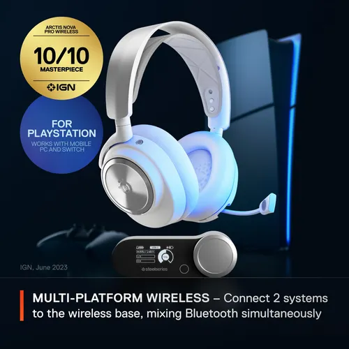 Auriculares Para Juegos Steelseries Arctis Nova Pro Inalámbr