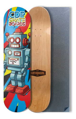 Tabla Skate Pro Cdp Skateboards Full Guatambù Sk8-bot + Lija