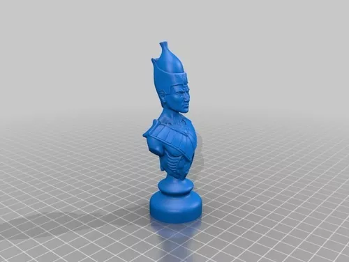 Imprimir STL Rainha da peça de xadrez Modelo 3D - 65365