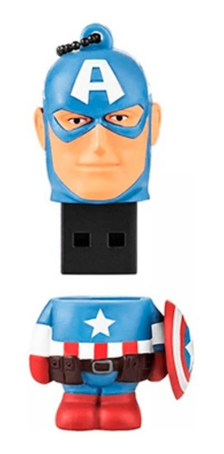 Pendrive Marvel Capitao America 8gb-multilaser Pd080