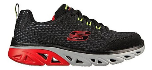 Zapatilla Skechers Glide-step Sport Niño Negra/roja