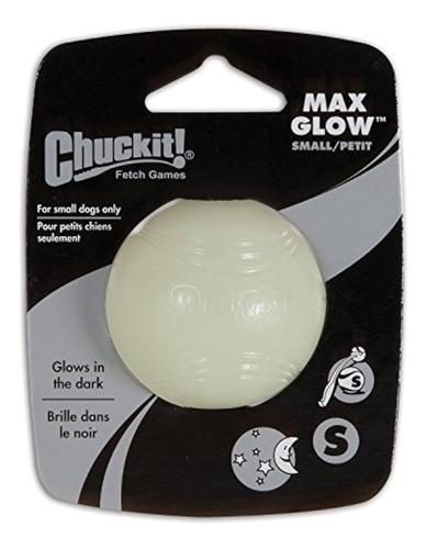 ¡chuckit! Max Glow Ball Toy Para Perros - Pequeño 2  De Diám