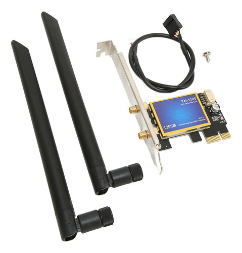 Pcie Wifi Card, 1200 Mbps, Pciex1 Adapter, Bluetooth 4.