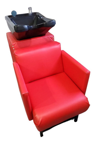 Imagen 6 de 7 de Lavacabeza Peluqueria Modelo Champ Tapizado Grif Monocomando
