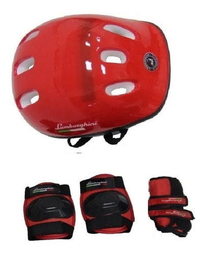 Set Protección Infantil Casco Coderas Rodilleras Bici Cuotas