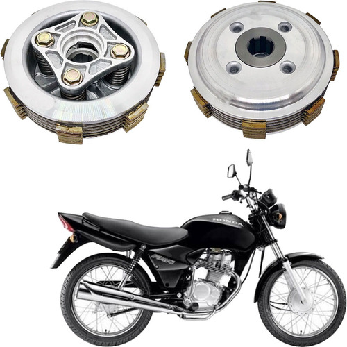 Embreagem Completa Honda Fan Cg 125 2005 2006 2007 2008