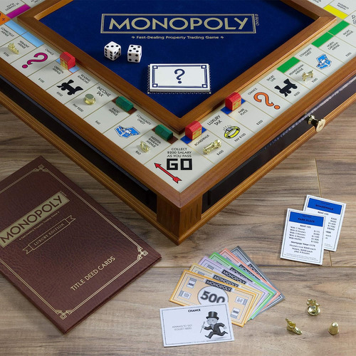Juego De Mesa Edicion De Lujo Monopoly Trophy