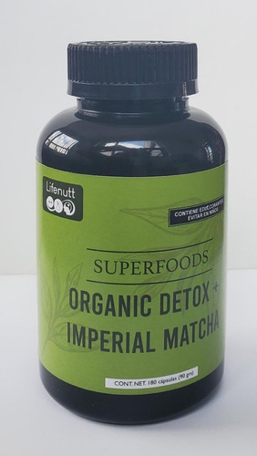 Organic Detox + Imperial Matcha, Lifenutt, Superfoods Sabor N/a