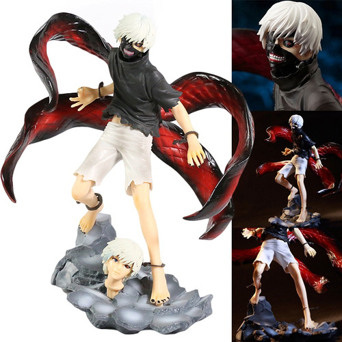 Figura De Acción Tokyo Ghoul De 24 Cm, Modelo Kaneki Ken, Pv