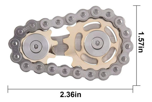Sprockets Chain Fidget Toys, Metal Chain For Bicicleta