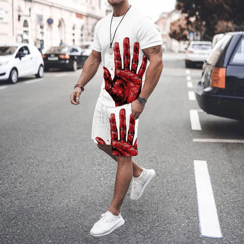 Conjunto 2 Piezas De Camiseta Y Pantalones Cortos Para