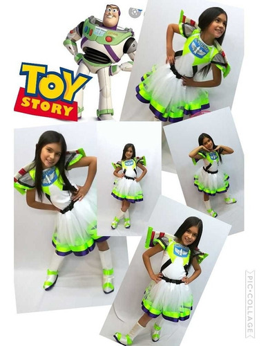 Disfraz Disfraces Niña Toy Story Buzz Lightyear Halloween 