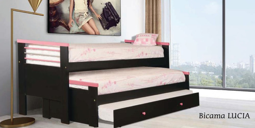 Cama Nido Bicama Lucia Sin Carro-. Mdf Laqueado Cod. 311