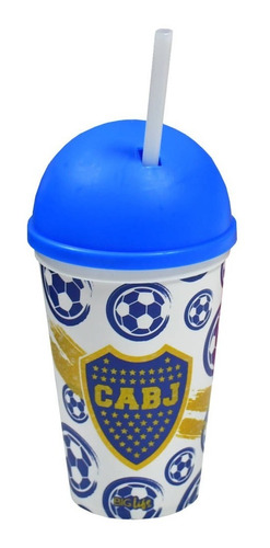 Vaso Con Tapa Domo Boca Y Bombilla Rc Deportes