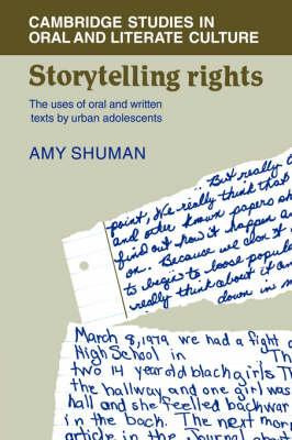 Libro Storytelling Rights : The Uses Of Oral And Written ...