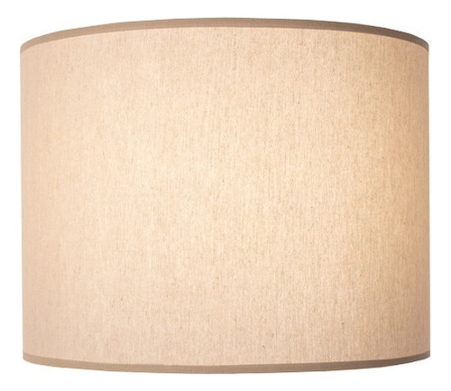 Cupula Abajur Basic Grande Tecido Bege Ex2011nd 40cm Bella