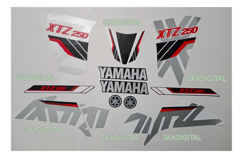 Kit Completo De Calcomanías Xtz 250 2023