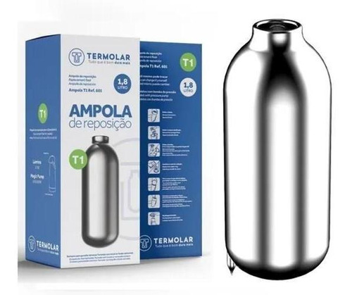 Ampola Reposição Garrafa Térmica Lúmina/magic 1.8l Termolar Cor Azul