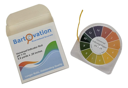 Rollo De Papel Universal Para Prueba De Ph 1-14, Amplio Rang