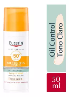 Eucerin Sun Facial Oil Control Tono Claro 50ml